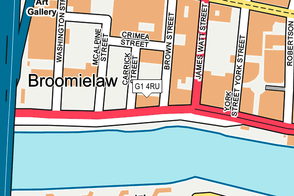 G1 4RU map - OS OpenMap – Local (Ordnance Survey) G1 4RU map - OS OpenMap – Local (Ordnance Survey)