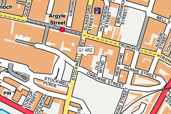 G1 4RZ map - OS OpenMap – Local (Ordnance Survey) G1 4RZ map - OS OpenMap – Local (Ordnance Survey)
