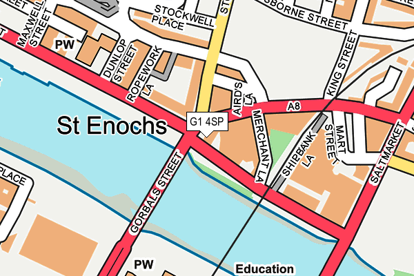G1 4SP map - OS OpenMap – Local (Ordnance Survey) G1 4SP map - OS OpenMap – Local (Ordnance Survey)