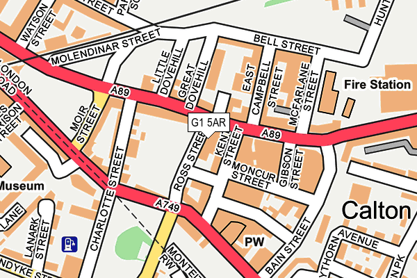 G1 5AR map - OS OpenMap – Local (Ordnance Survey) G1 5AR map - OS OpenMap – Local (Ordnance Survey)