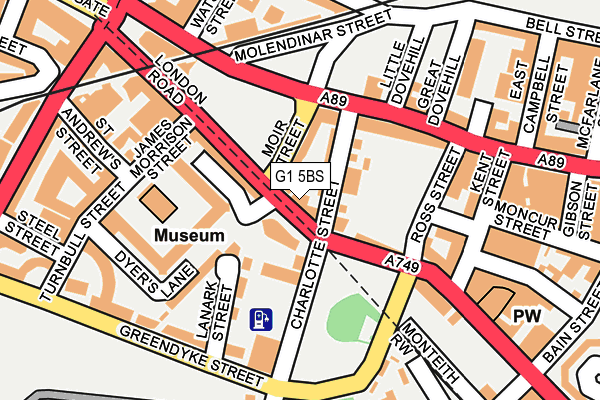 G1 5BS map - OS OpenMap – Local (Ordnance Survey) G1 5BS map - OS OpenMap – Local (Ordnance Survey)