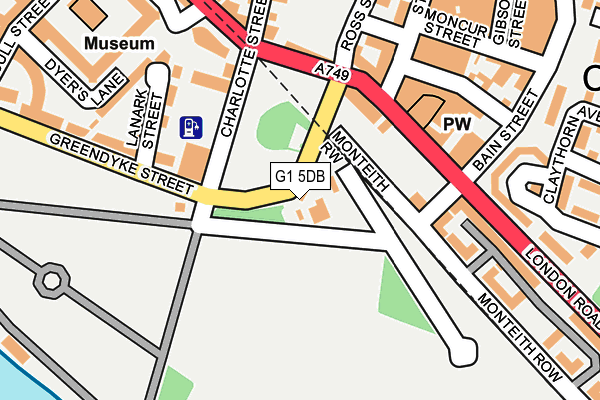 G1 5DB map - OS OpenMap – Local (Ordnance Survey) G1 5DB map - OS OpenMap – Local (Ordnance Survey)