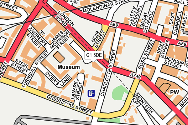 G1 5DE map - OS OpenMap – Local (Ordnance Survey) G1 5DE map - OS OpenMap – Local (Ordnance Survey)