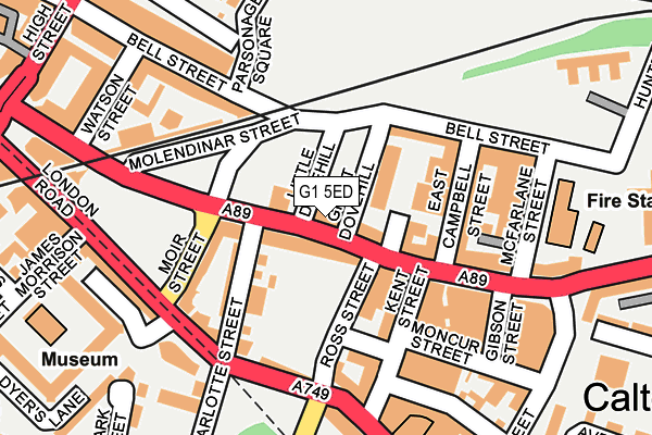 G1 5ED map - OS OpenMap – Local (Ordnance Survey) G1 5ED map - OS OpenMap – Local (Ordnance Survey)