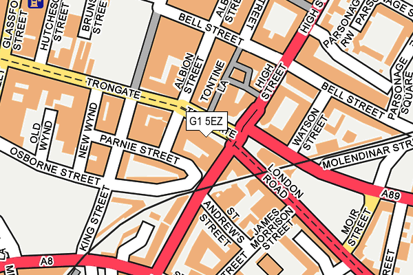 G1 5EZ map - OS OpenMap – Local (Ordnance Survey) G1 5EZ map - OS OpenMap – Local (Ordnance Survey)