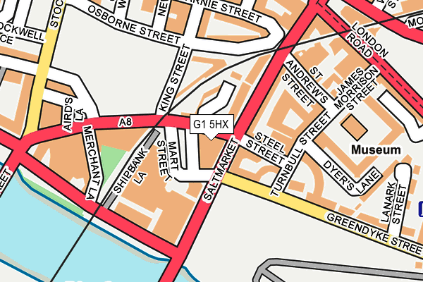 G1 5HX map - OS OpenMap – Local (Ordnance Survey) G1 5HX map - OS OpenMap – Local (Ordnance Survey)