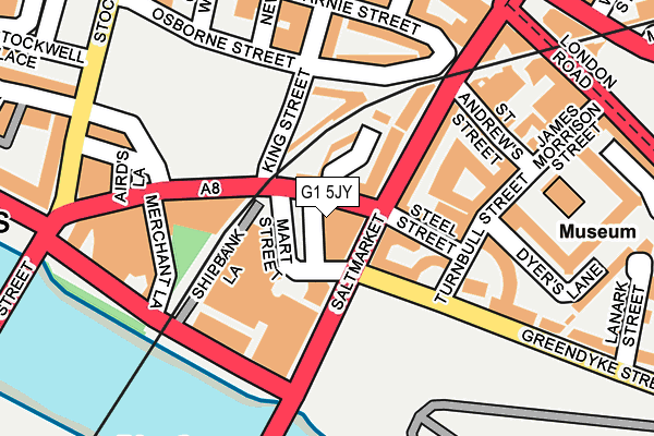 G1 5JY map - OS OpenMap – Local (Ordnance Survey) G1 5JY map - OS OpenMap – Local (Ordnance Survey)