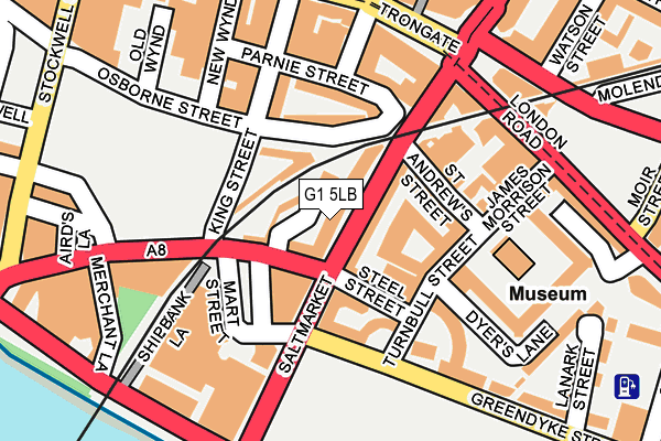 G1 5LB map - OS OpenMap – Local (Ordnance Survey) G1 5LB map - OS OpenMap – Local (Ordnance Survey)
