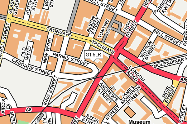 G1 5LR map - OS OpenMap – Local (Ordnance Survey) G1 5LR map - OS OpenMap – Local (Ordnance Survey)