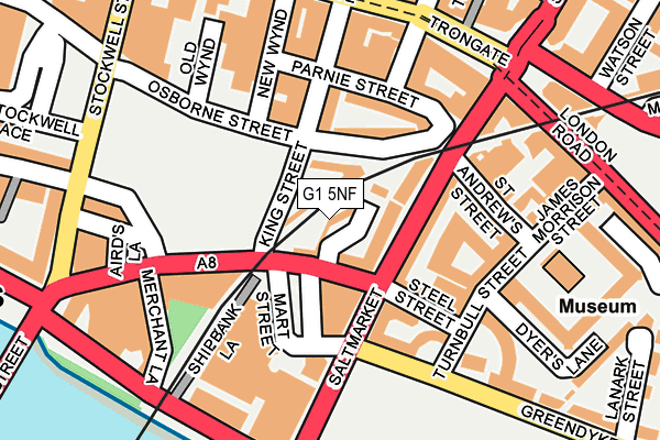 G1 5NF map - OS OpenMap – Local (Ordnance Survey) G1 5NF map - OS OpenMap – Local (Ordnance Survey)