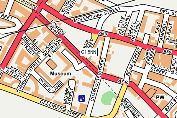 G1 5NN map - OS OpenMap – Local (Ordnance Survey) G1 5NN map - OS OpenMap – Local (Ordnance Survey)