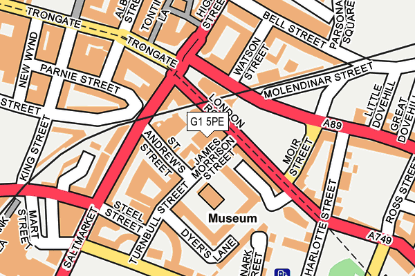 G1 5PE map - OS OpenMap – Local (Ordnance Survey) G1 5PE map - OS OpenMap – Local (Ordnance Survey)