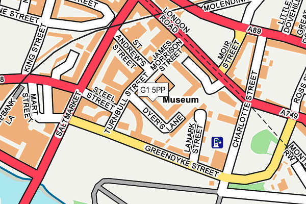 G1 5PP map - OS OpenMap – Local (Ordnance Survey) G1 5PP map - OS OpenMap – Local (Ordnance Survey)