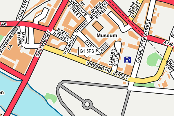G1 5PS map - OS OpenMap – Local (Ordnance Survey) G1 5PS map - OS OpenMap – Local (Ordnance Survey)