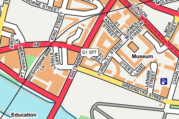 G1 5PT map - OS OpenMap – Local (Ordnance Survey) G1 5PT map - OS OpenMap – Local (Ordnance Survey)