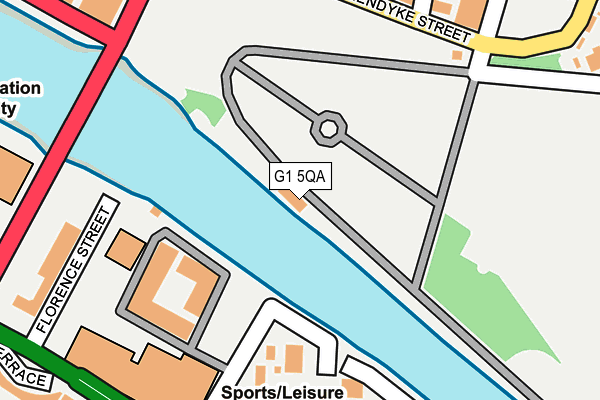 G1 5QA map - OS OpenMap – Local (Ordnance Survey) G1 5QA map - OS OpenMap – Local (Ordnance Survey)
