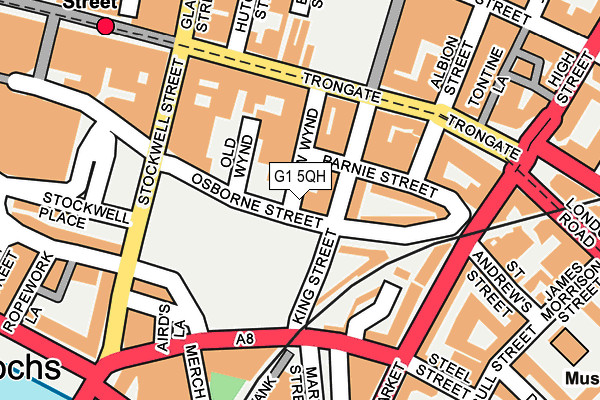 G1 5QH map - OS OpenMap – Local (Ordnance Survey) G1 5QH map - OS OpenMap – Local (Ordnance Survey)