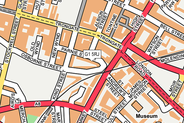 G1 5RJ map - OS OpenMap – Local (Ordnance Survey) G1 5RJ map - OS OpenMap – Local (Ordnance Survey)