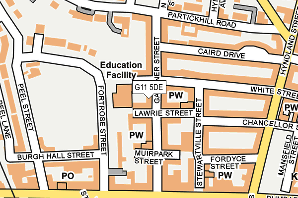 G11 5DE map - OS OpenMap – Local (Ordnance Survey) G11 5DE map - OS OpenMap – Local (Ordnance Survey)