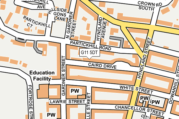G11 5DT map - OS OpenMap – Local (Ordnance Survey) G11 5DT map - OS OpenMap – Local (Ordnance Survey)