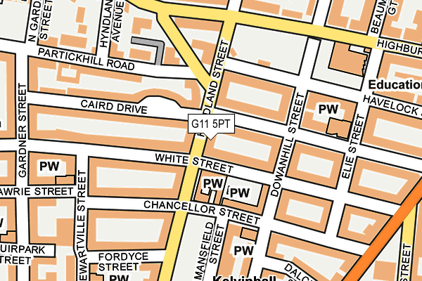 G11 5PT map - OS OpenMap – Local (Ordnance Survey) G11 5PT map - OS OpenMap – Local (Ordnance Survey)