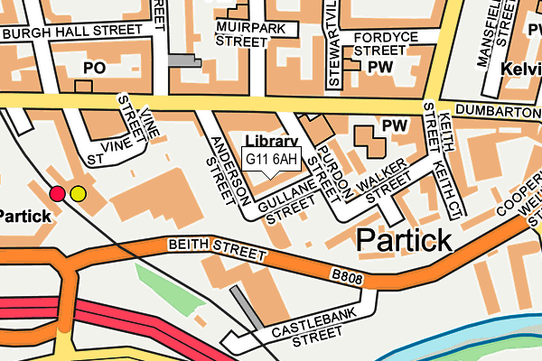 G11 6AH map - OS OpenMap – Local (Ordnance Survey) G11 6AH map - OS OpenMap – Local (Ordnance Survey)