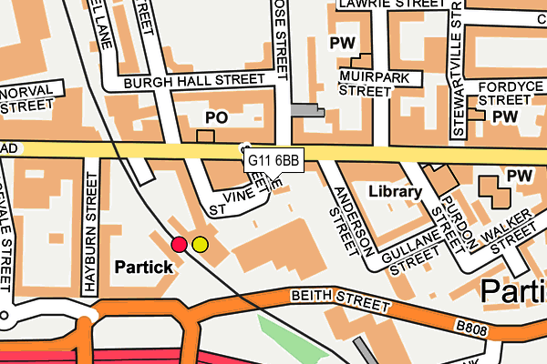G11 6BB map - OS OpenMap – Local (Ordnance Survey) G11 6BB map - OS OpenMap – Local (Ordnance Survey)