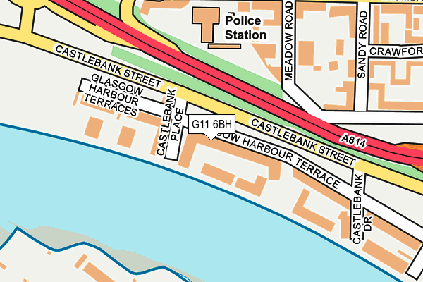 G11 6BH map - OS OpenMap – Local (Ordnance Survey) G11 6BH map - OS OpenMap – Local (Ordnance Survey)