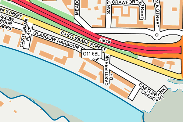 G11 6BL map - OS OpenMap – Local (Ordnance Survey) G11 6BL map - OS OpenMap – Local (Ordnance Survey)