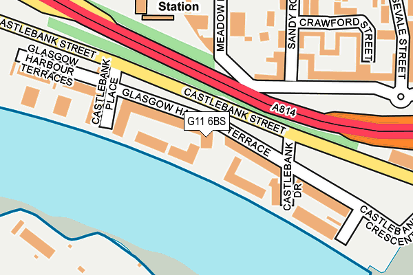 G11 6BS map - OS OpenMap – Local (Ordnance Survey) G11 6BS map - OS OpenMap – Local (Ordnance Survey)