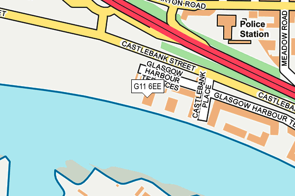 G11 6EE map - OS OpenMap – Local (Ordnance Survey) G11 6EE map - OS OpenMap – Local (Ordnance Survey)