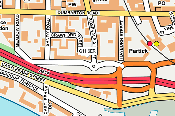 G11 6ER map - OS OpenMap – Local (Ordnance Survey) G11 6ER map - OS OpenMap – Local (Ordnance Survey)
