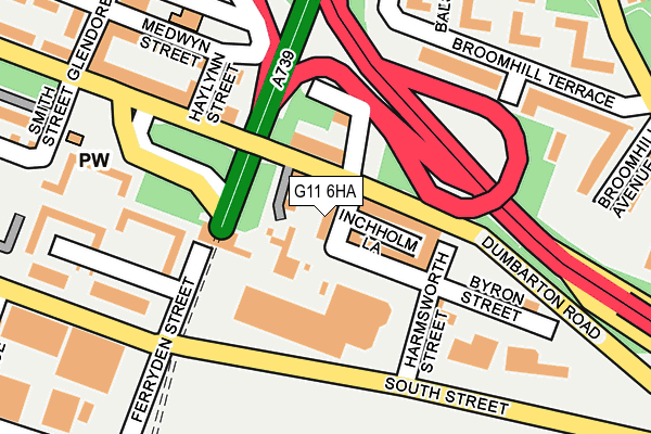 G11 6HA map - OS OpenMap – Local (Ordnance Survey) G11 6HA map - OS OpenMap – Local (Ordnance Survey)