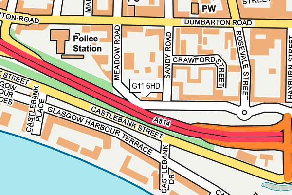 G11 6HD map - OS OpenMap – Local (Ordnance Survey) G11 6HD map - OS OpenMap – Local (Ordnance Survey)
