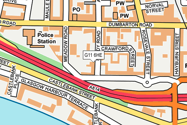 G11 6HE map - OS OpenMap – Local (Ordnance Survey) G11 6HE map - OS OpenMap – Local (Ordnance Survey)