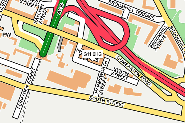 G11 6HG map - OS OpenMap – Local (Ordnance Survey) G11 6HG map - OS OpenMap – Local (Ordnance Survey)