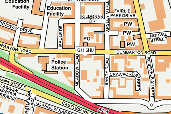 G11 6HU map - OS OpenMap – Local (Ordnance Survey) G11 6HU map - OS OpenMap – Local (Ordnance Survey)
