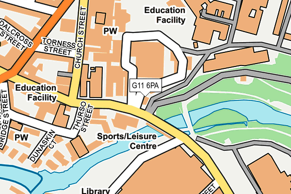 G11 6PA map - OS OpenMap – Local (Ordnance Survey) G11 6PA map - OS OpenMap – Local (Ordnance Survey)
