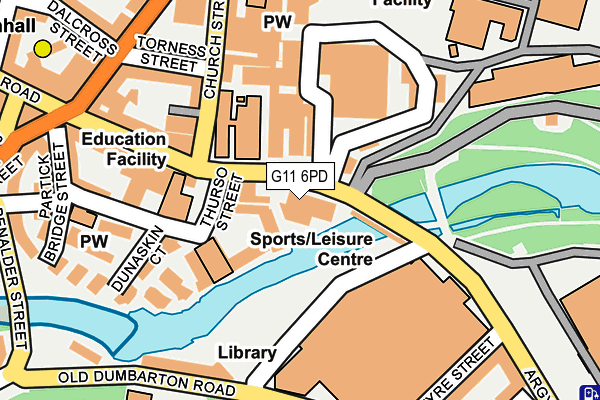 G11 6PD map - OS OpenMap – Local (Ordnance Survey) G11 6PD map - OS OpenMap – Local (Ordnance Survey)