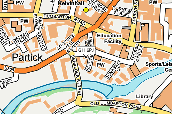 G11 6PJ map - OS OpenMap – Local (Ordnance Survey) G11 6PJ map - OS OpenMap – Local (Ordnance Survey)