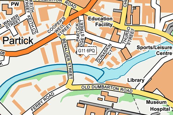 G11 6PQ map - OS OpenMap – Local (Ordnance Survey) G11 6PQ map - OS OpenMap – Local (Ordnance Survey)