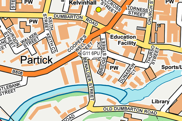G11 6PU map - OS OpenMap – Local (Ordnance Survey) G11 6PU map - OS OpenMap – Local (Ordnance Survey)