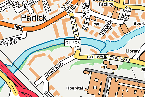 G11 6QB map - OS OpenMap – Local (Ordnance Survey) G11 6QB map - OS OpenMap – Local (Ordnance Survey)