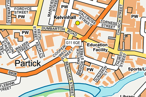 G11 6QE map - OS OpenMap – Local (Ordnance Survey) G11 6QE map - OS OpenMap – Local (Ordnance Survey)