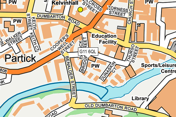 G11 6QL map - OS OpenMap – Local (Ordnance Survey) G11 6QL map - OS OpenMap – Local (Ordnance Survey)