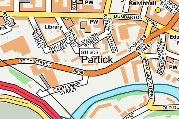 G11 6QS map - OS OpenMap – Local (Ordnance Survey) G11 6QS map - OS OpenMap – Local (Ordnance Survey)