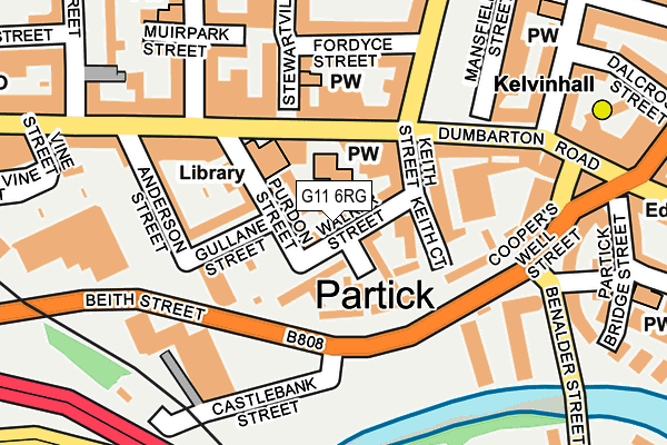 G11 6RG map - OS OpenMap – Local (Ordnance Survey) G11 6RG map - OS OpenMap – Local (Ordnance Survey)