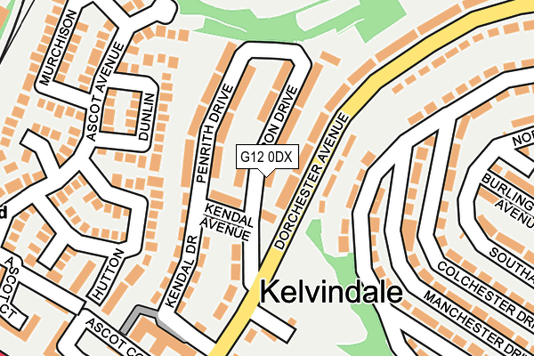 G12 0DX map - OS OpenMap – Local (Ordnance Survey) G12 0DX map - OS OpenMap – Local (Ordnance Survey)