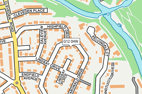 G12 0HW map - OS OpenMap – Local (Ordnance Survey) G12 0HW map - OS OpenMap – Local (Ordnance Survey)