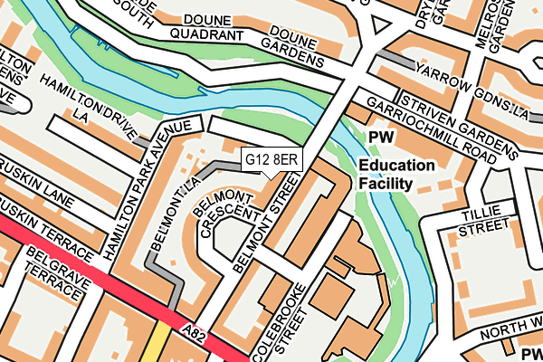 G12 8ER map - OS OpenMap – Local (Ordnance Survey) G12 8ER map - OS OpenMap – Local (Ordnance Survey)